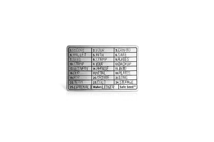 Seed Phrase Steel Engraving Kit - 3